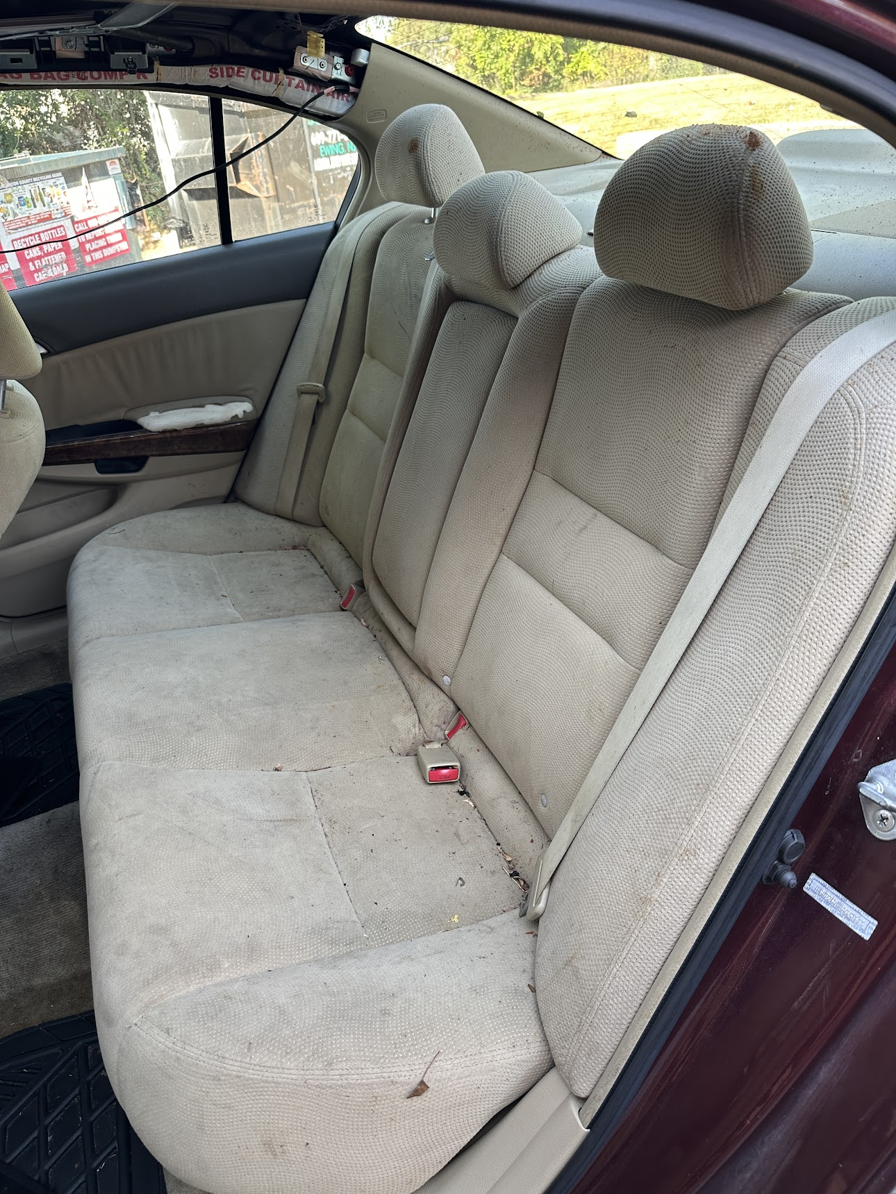 Honda Interior Work - before