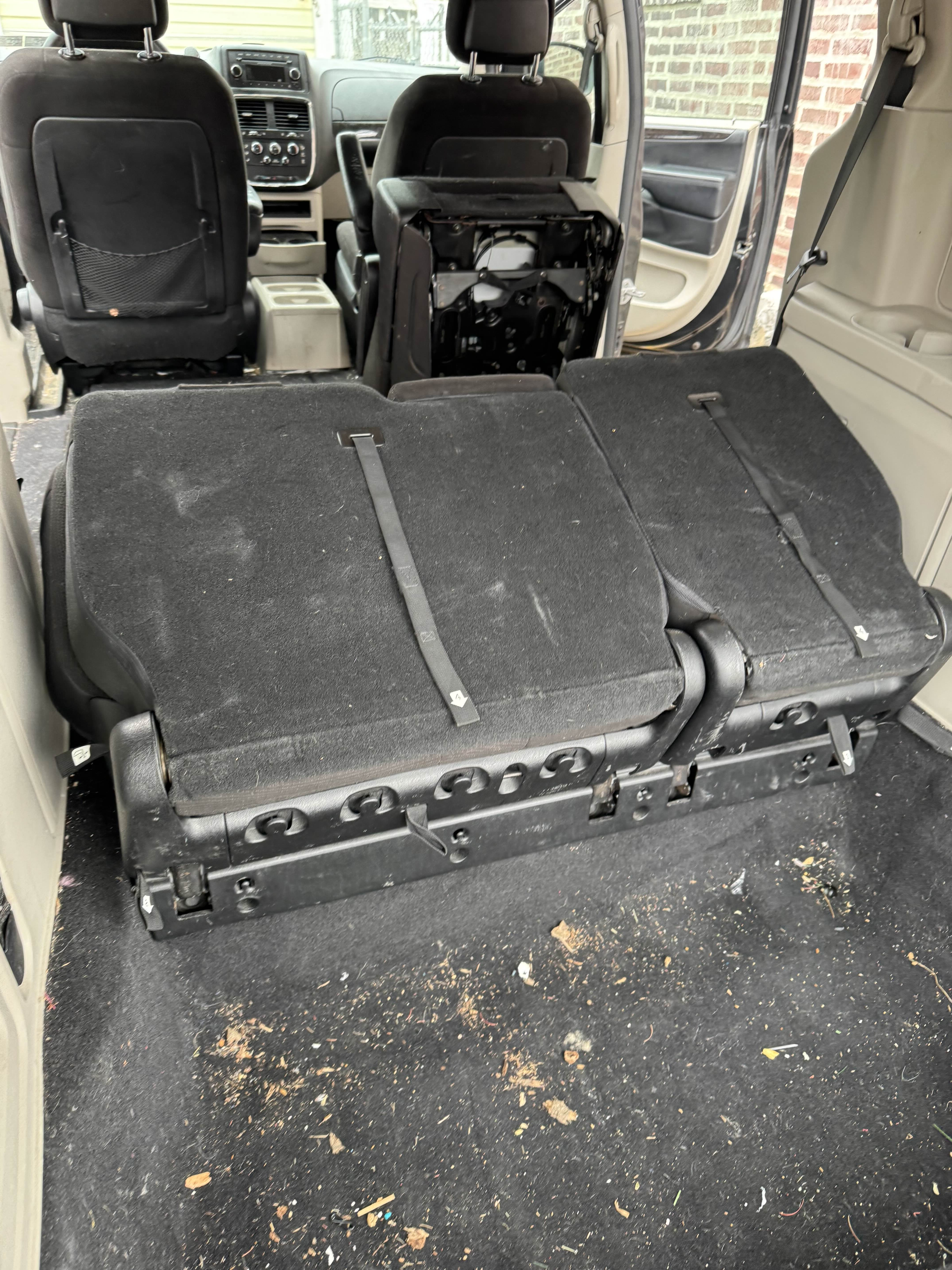 Van Interior Work - before