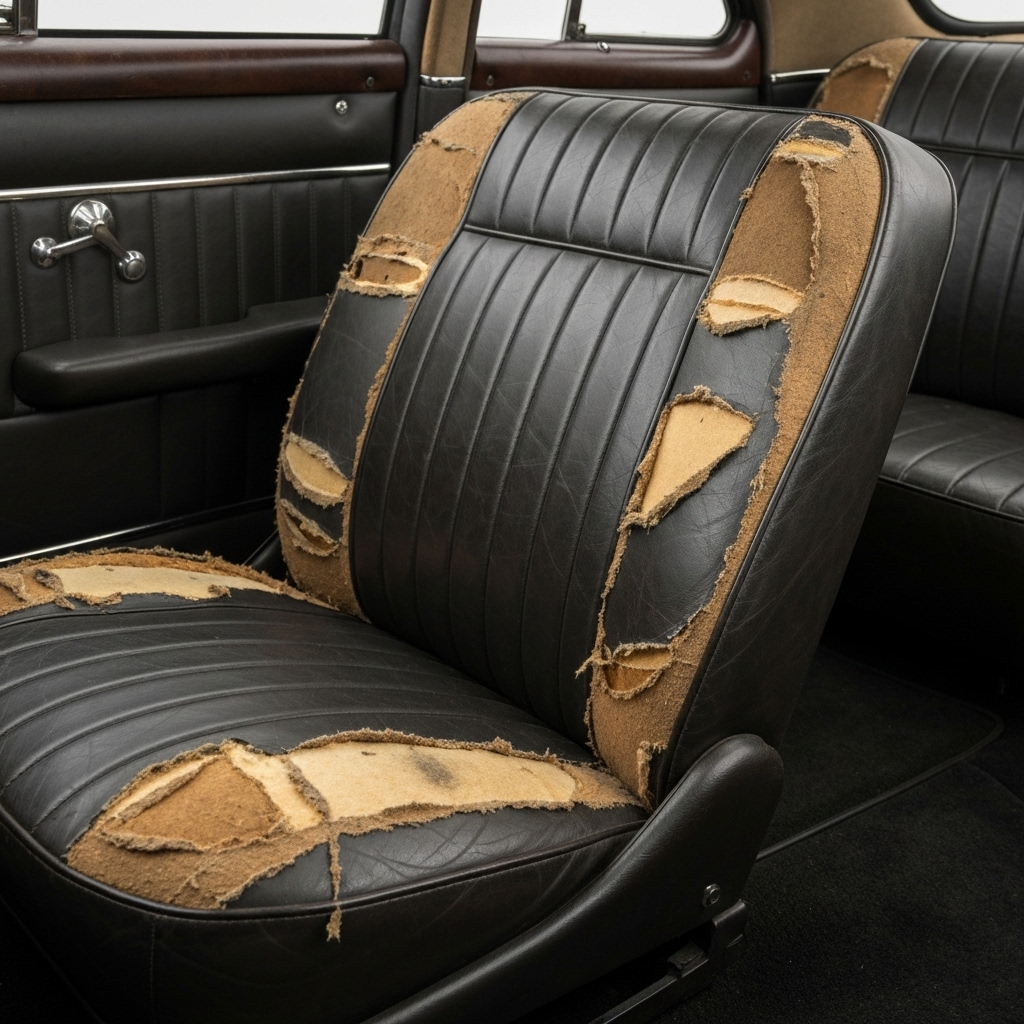 Interior Seat Restoration - Before